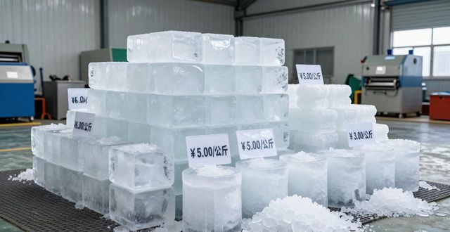 白云区食用冰块多少钱 良臣制冰厂最新报价
